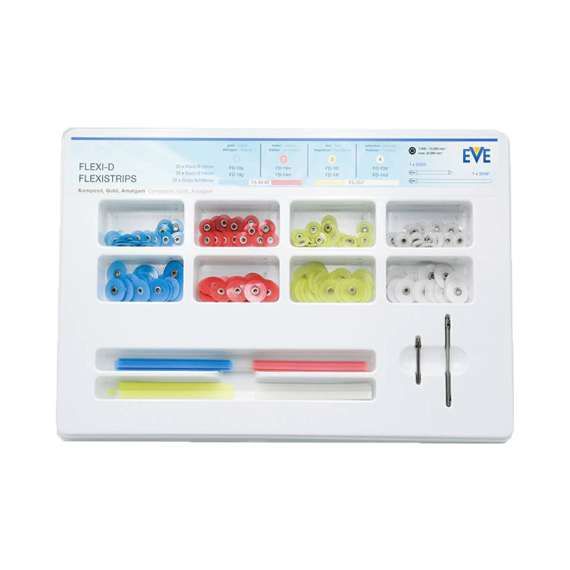 کیت کامل دیسک کاغذی پالیش کامپوزیت آمالگام وطلا EVE – FLEXISTRIPS