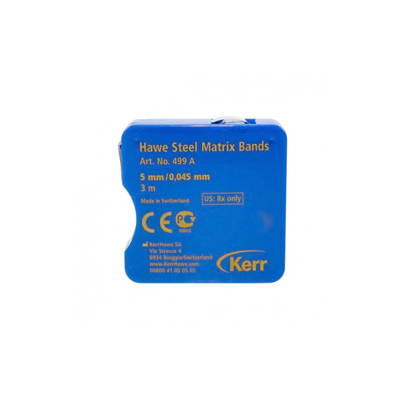 نوار ماتریکس متری KERR – Hawe Steel Matrix 5mm Thickness 0 045