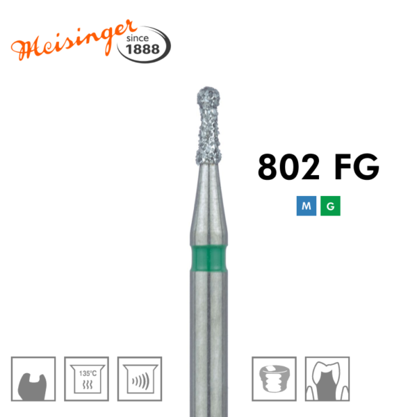 فرز الماسه روند MEISINGER – Diamond Bur 802G FG