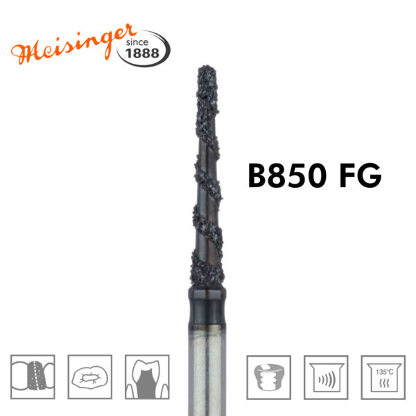 فرز الماسه MEISINGER – Black Cobra Diamond Bur B850 014 FG