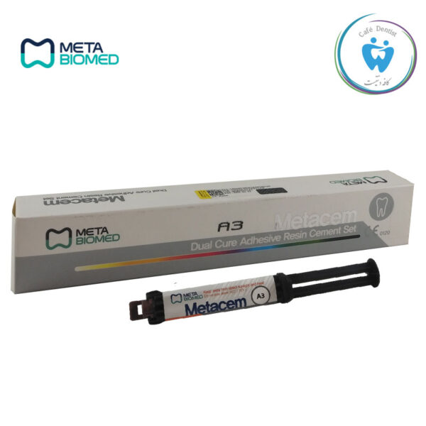 سمان رزینی دوال کیورمتا (متا سم)-(Dual Cured Resin Cement Meta) Meta Cem