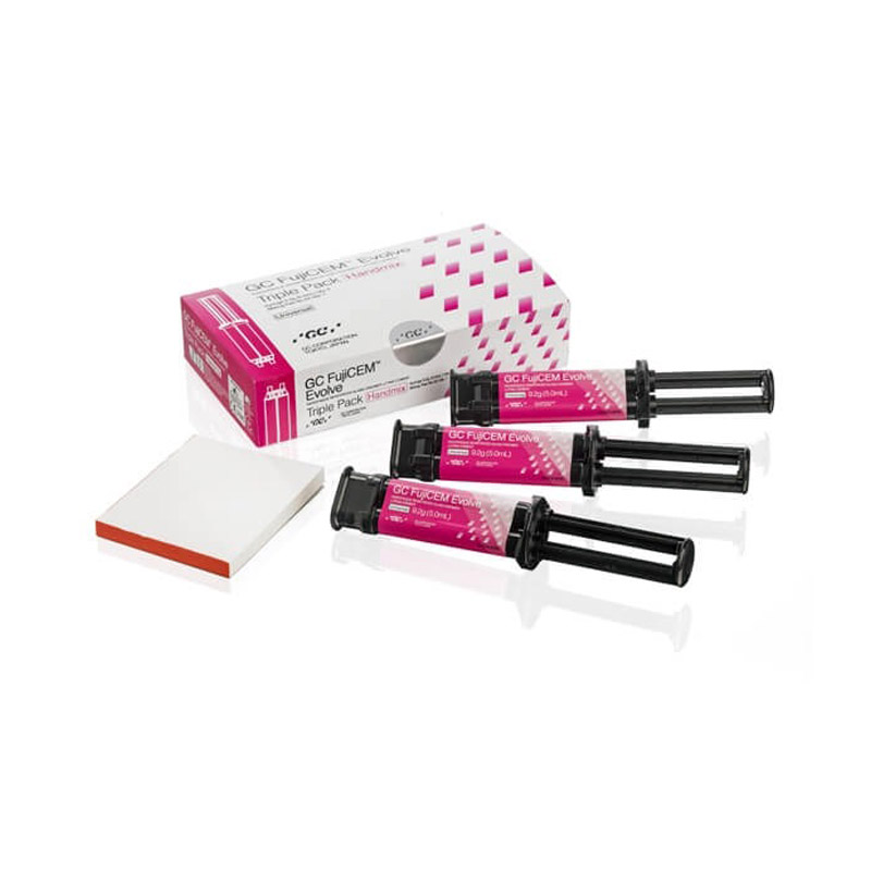 گلاس آینومر لوتینگ تقویت شده GC – Fuji Cem Evolve RMGI