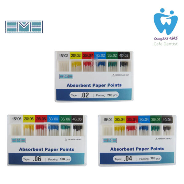کن کاغذی اچ ام اچ-HMH Absorbent Paper Points