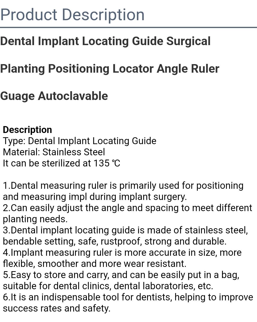 گیج malo guide (گیج راهنما ایمپلنت) - تصویر 2
