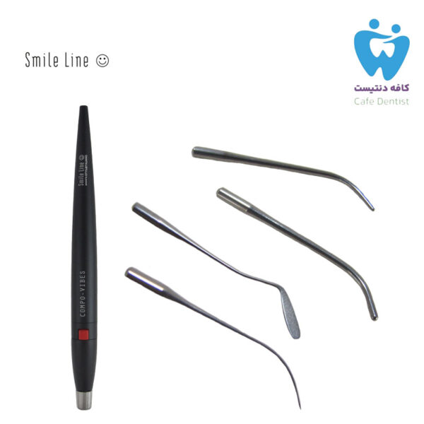 قلم کامپوزیت ویبراتور اسمایل لاین  – Smile line Master Kit Vibratur composite spatula