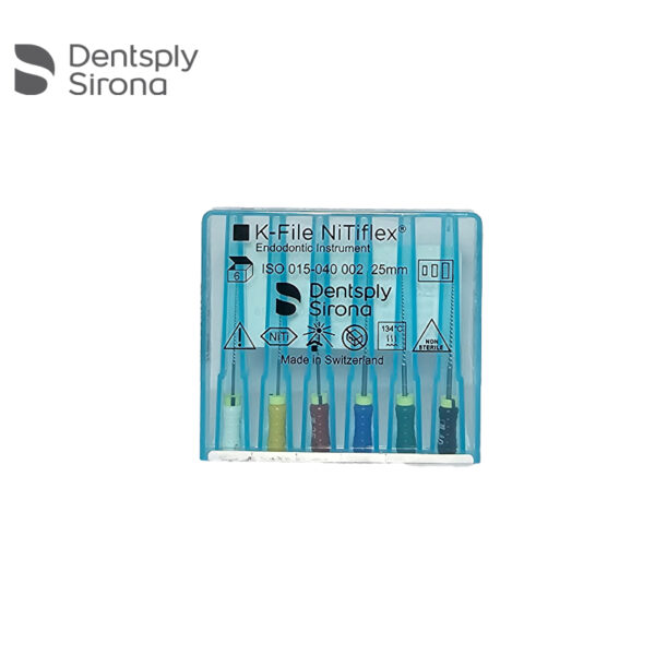 فایل دستی DENTSPLY – K-File Nitiflex Super Flexible25 mm 6 pcs