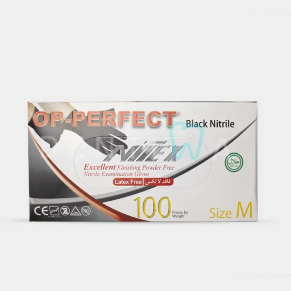 OP-Perfect Black Nitrile – دستکش نیتریل مشکی اپی‌پرفکت