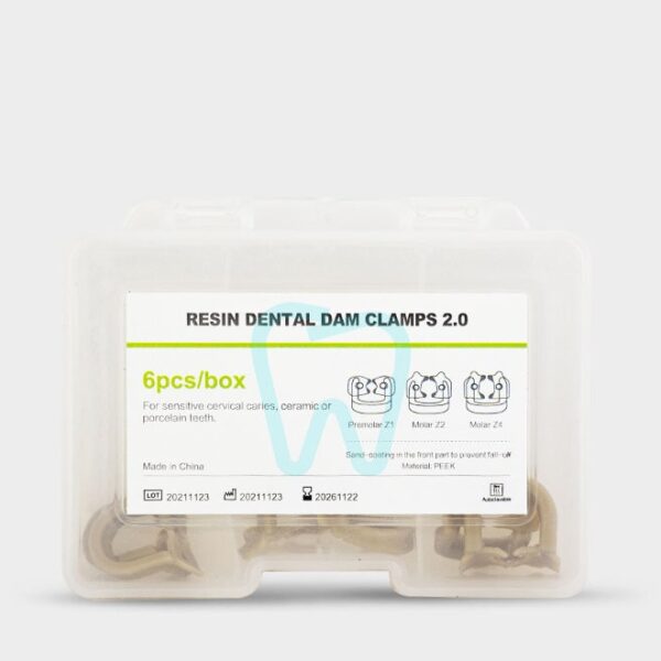 Resin Dental Dam Clamps – کیت کلمپ رزینی رابردم زدتی دنتال