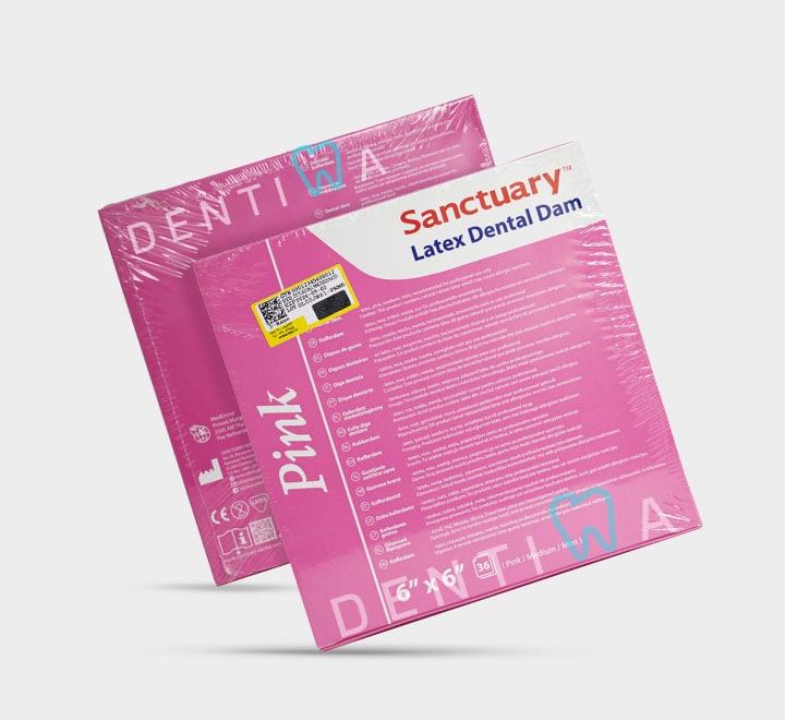 Sanctuary Dental Dam – لاستیک رابردم سنکچوری صورتی رنگ