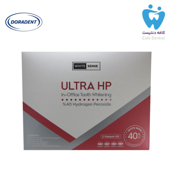 کیت بلیچینگ 40 درصد آفیس الترا اچ پی دورادنت اصل –WHITENESS Ultra HP 40% Doradent Orginal