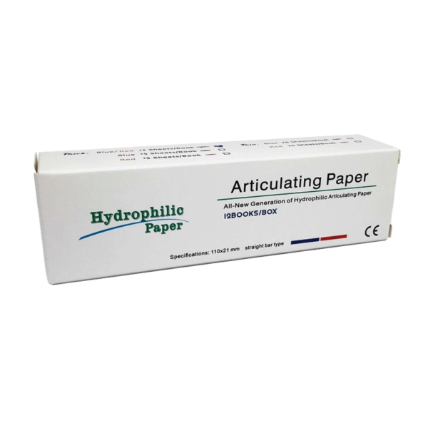 کاغذ کاربن دو رنگ Hydrophilic – Articulating paper 12 Books