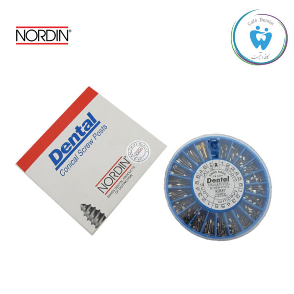 پست تیتانیومی نوردین داخل کانال  آسورت – Dental Screw Posts Nordin Titanium Channel Pin