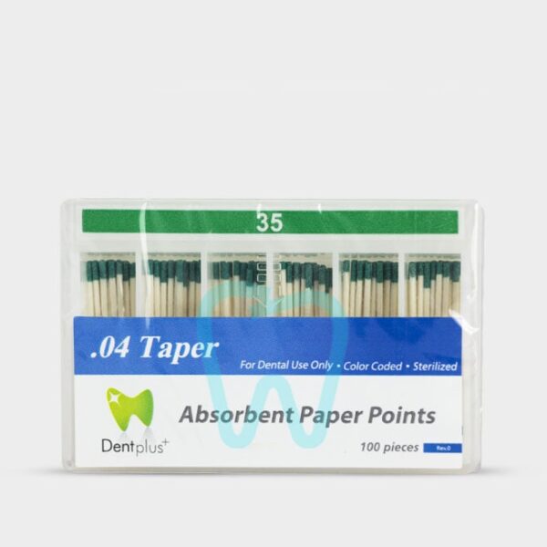 Dentplus Paper Points – کن کاغذی دنت پلاس 4 درصد