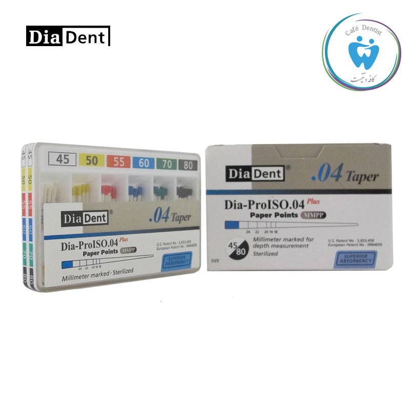 کن کاغذی مدرج دیادنت – DiaDent Absorbent Paper Points
