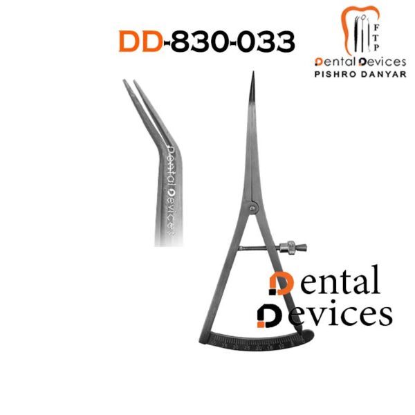 کالیپر 0-40 میلی متر سرکج دنتال دیوایس(کاستروویجو )14.5سانت