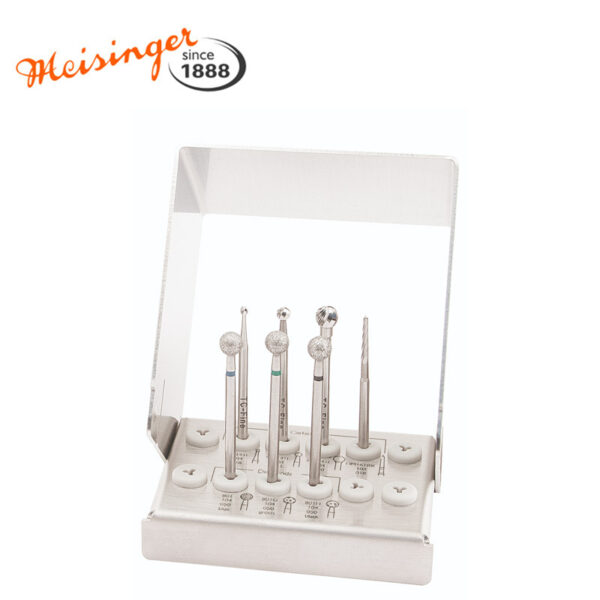 کیت فرز جراحی  MEISINGER – Surgical Kit No.1 carbide And diamond