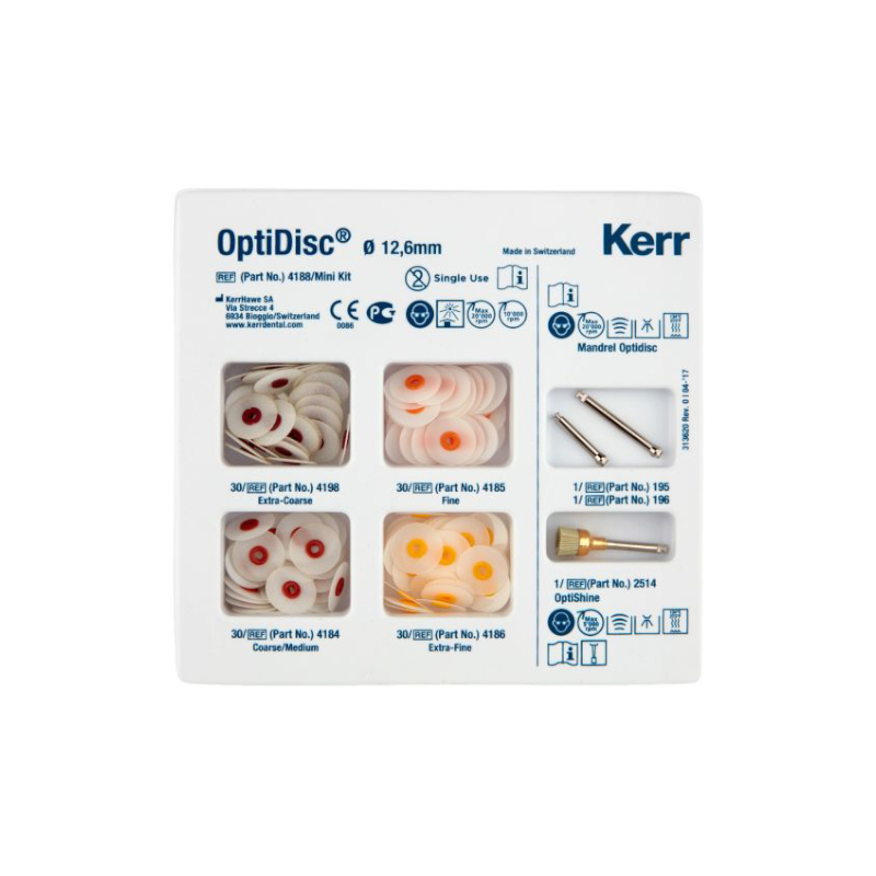 کیت دیسک پرداخت 120عددی KERR – OptiDisc Mini Kit 12.6 mm