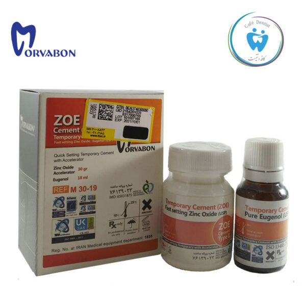 سمان موقت زینک اکساید زد او ای مروابن-Temporary Cement morvabon ZOE