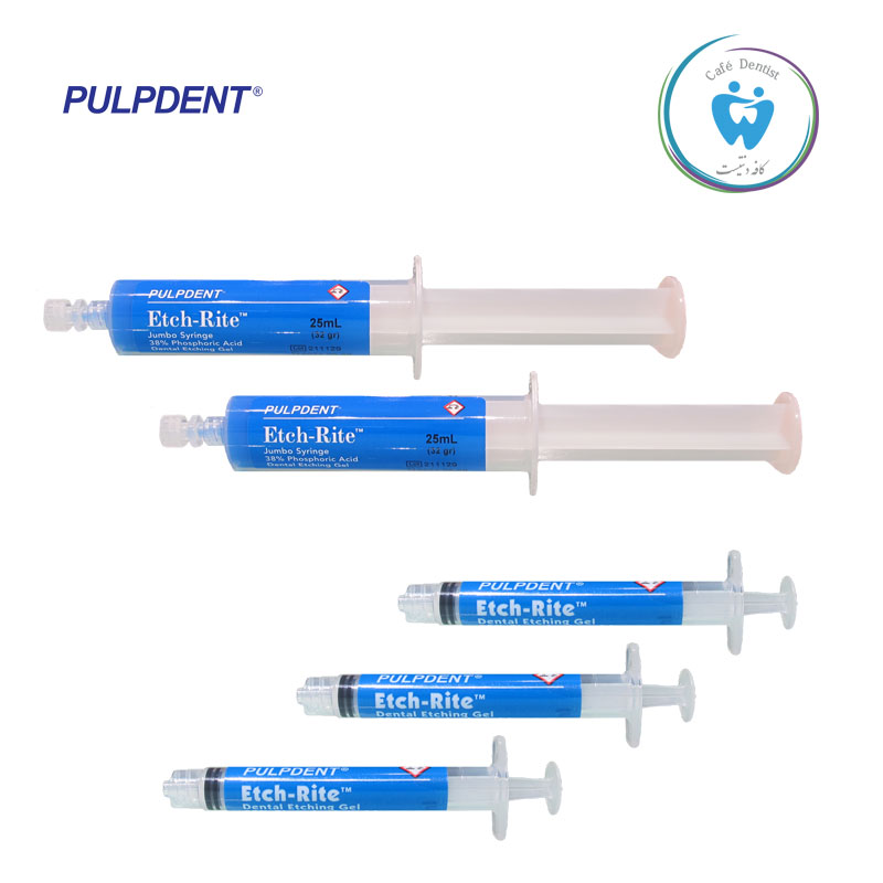 اسید اچ جامبو بزرگ پالپ دنت 38%- PULPDENT Jumbo Etch Rite kit - تصویر 2