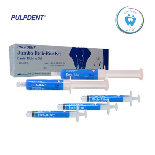 اسید اچ جامبو بزرگ پالپ دنت 38%-  PULPDENT Jumbo Etch Rite kit