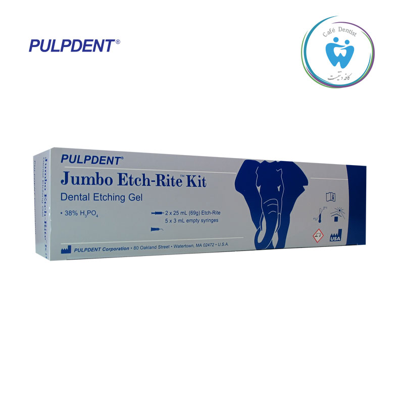 اسید اچ جامبو بزرگ پالپ دنت 38%- PULPDENT Jumbo Etch Rite kit - تصویر 3