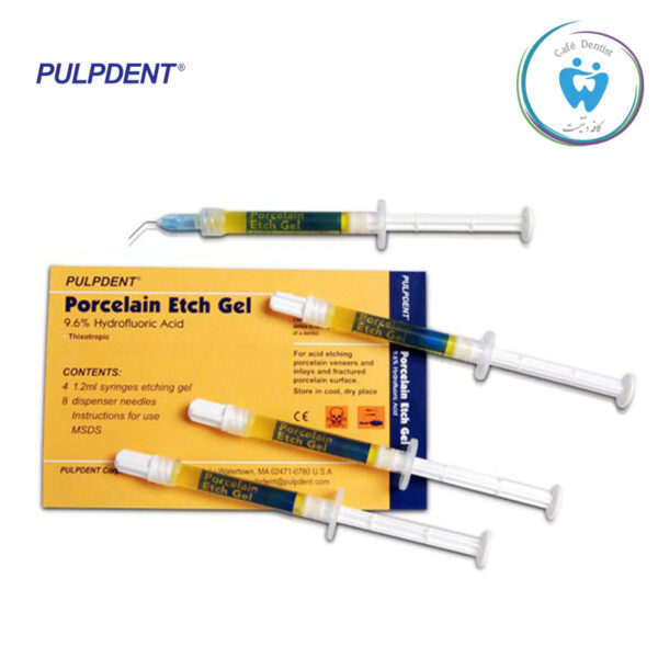 ژل اسید اچ پرسلن پالپ دنت – Pulpdent Porcelain Etch Gel