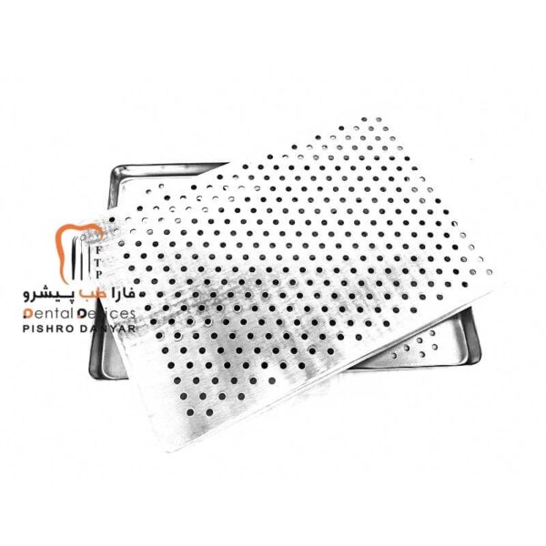 سینی درب دار آلومینیومی سوراخ دار