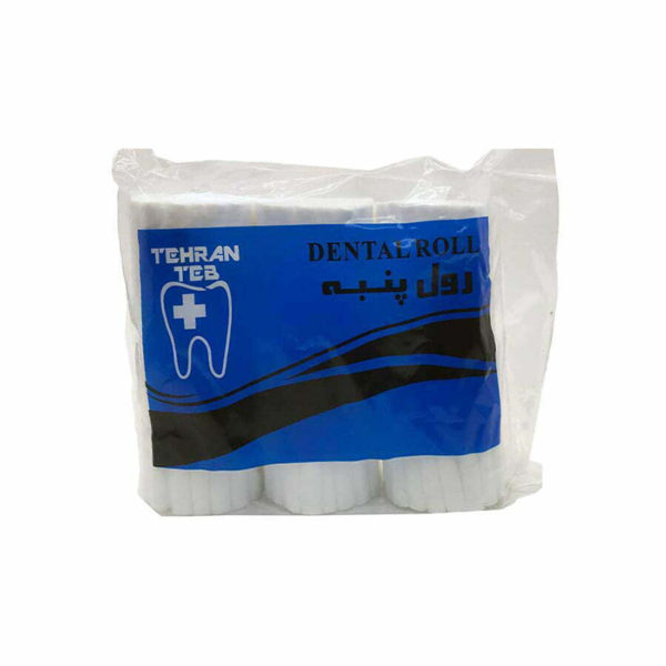 رول پنبه 600 عددی تهران طب کارتنی DENTAL COTTON ROLLS