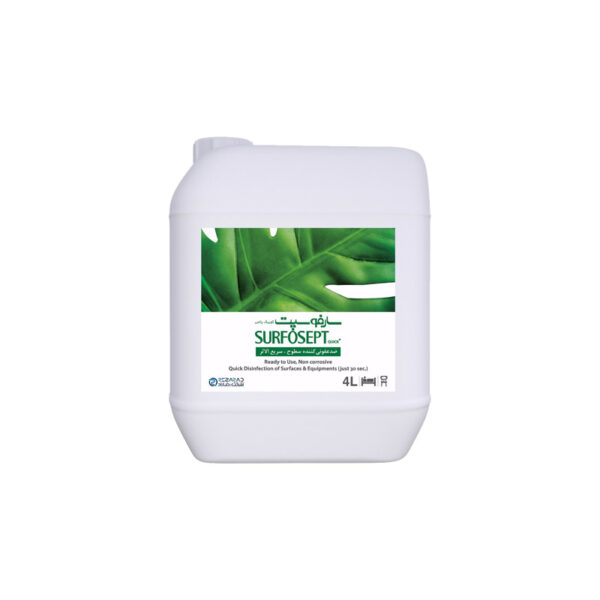 محلول ضد عفونی کننده سطوح سارفوسپت کوئیک پلاس 4 لیتری – SURFOSEPT