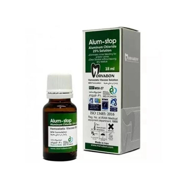 محلول انعقاد خون مروابن – Morvabon Alum Stop Solution