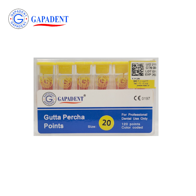 گوتا پرکا 2 درصد سایز 20 – GAPADENT