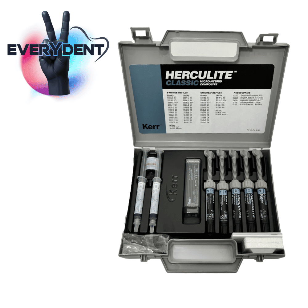 کیت کامپوزیت Herculite Classic Kerr شامل 5 کامپوزیت و باندینگ یونیورسال