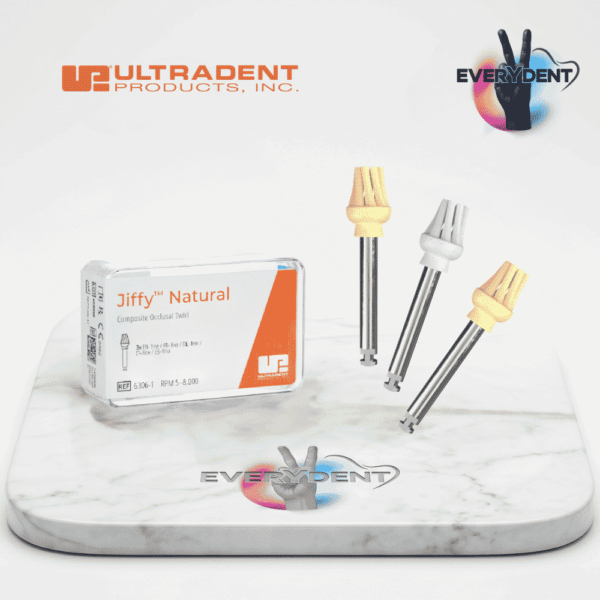 برس پالیش کامپوزیت اوکلوزال Jiffy Natural twirl اولترادنت سه عددی