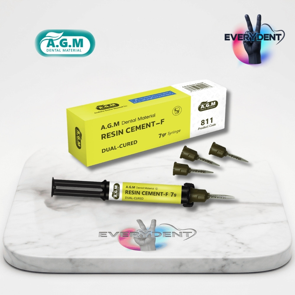 سمان رزینی دوآل کیور AGM Dual Cure Resin Cement 1 سمان رزینی دوآل کیور AGM Dual Cure Resin Cement