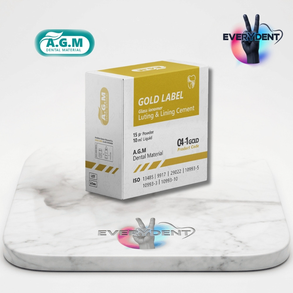 سمان گلس آينومر لوتينگ گلد AGM GOLD Luting 2 سمان گلس آينومر لوتينگ گلد AGM GOLD Luting تصویر 2
